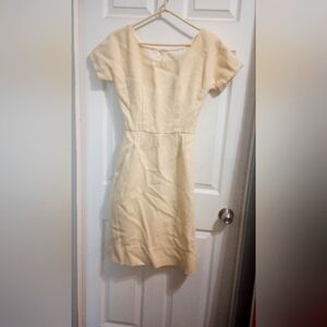 Vintage dress 1970s with metal zipper on side